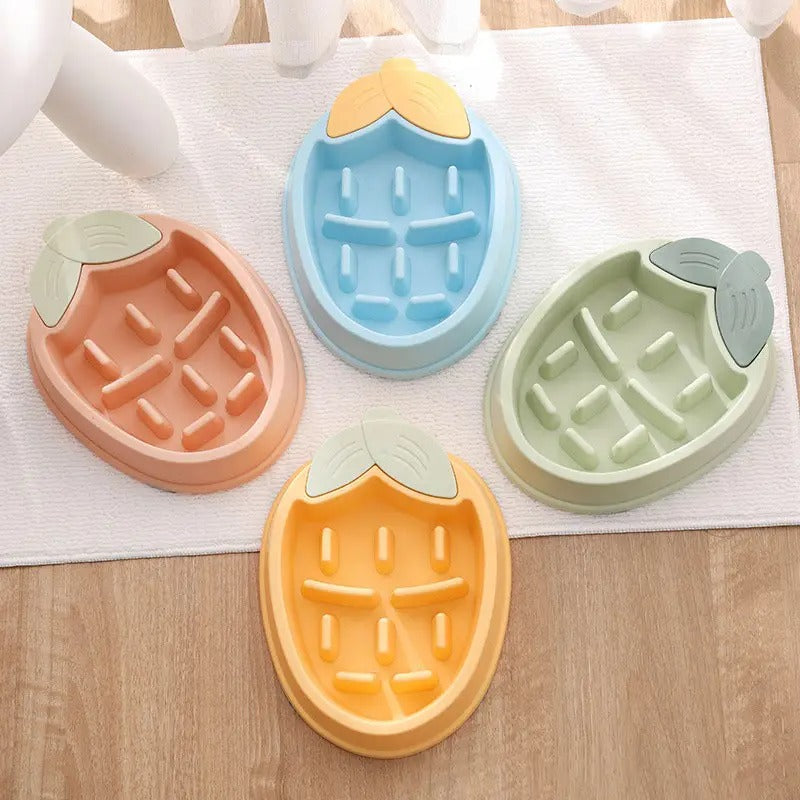 Corn-Shaped Slow Feeder Pet Bowl, Anti-Choking_CWMM5226