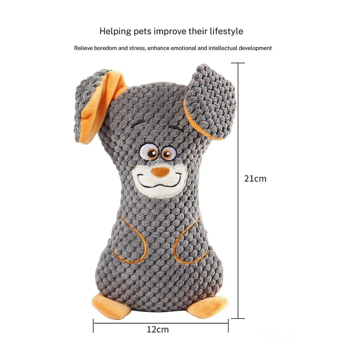 Corn Plush Squeaky Toy, Fun for Cats & Dogs_CWMM5498