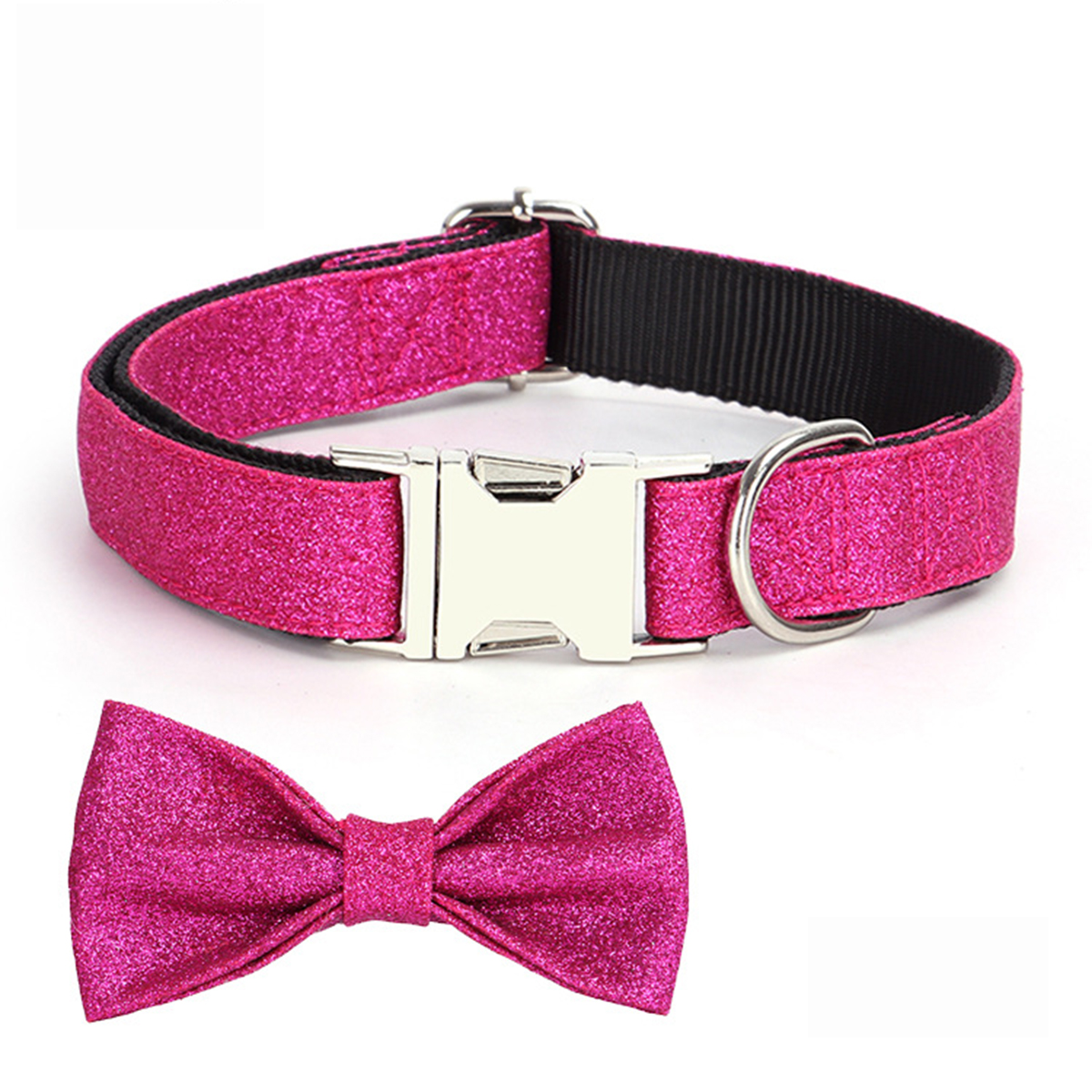 Holiday Dog Collar – Cute Bow Tie Design_CWMM7586