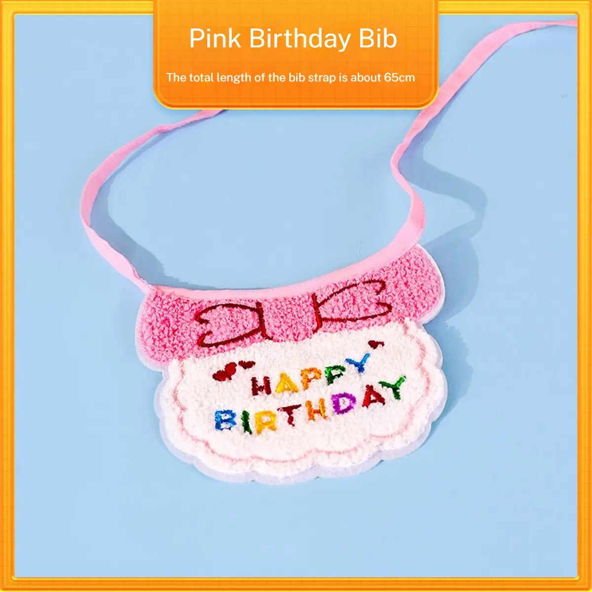 Pet Birthday Hat & Bib Party Set for Dogs & Cats_CWMM6262