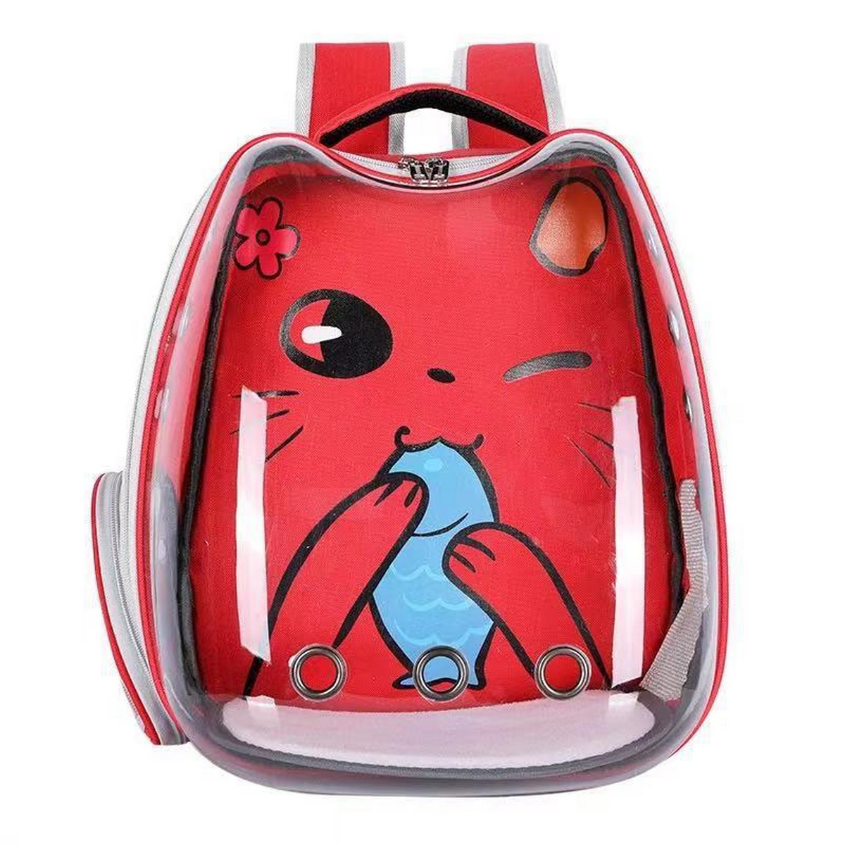 KittyTrek Cartoon Bubble Pet Backpack_CWMM6842