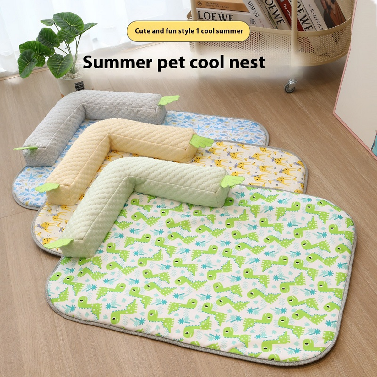 Cooling Ice Bead Pet Bed – All-Season Nest_CWMM7854