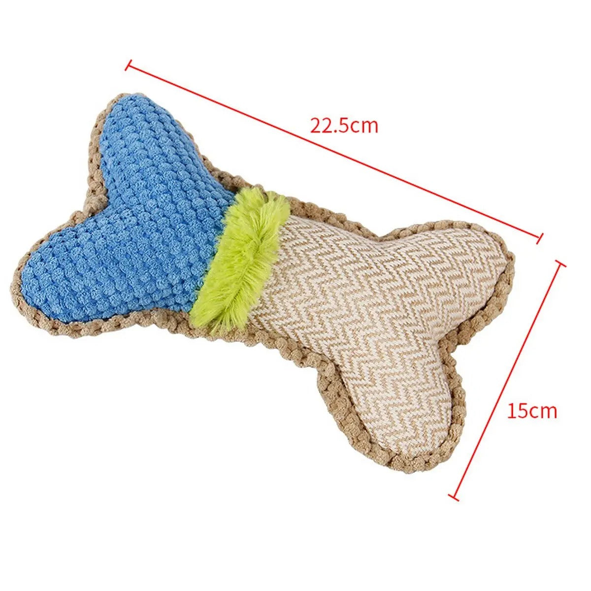 Corn Plush Bone Toy, Squeaky Chew Toy for Pets_CWMM5499