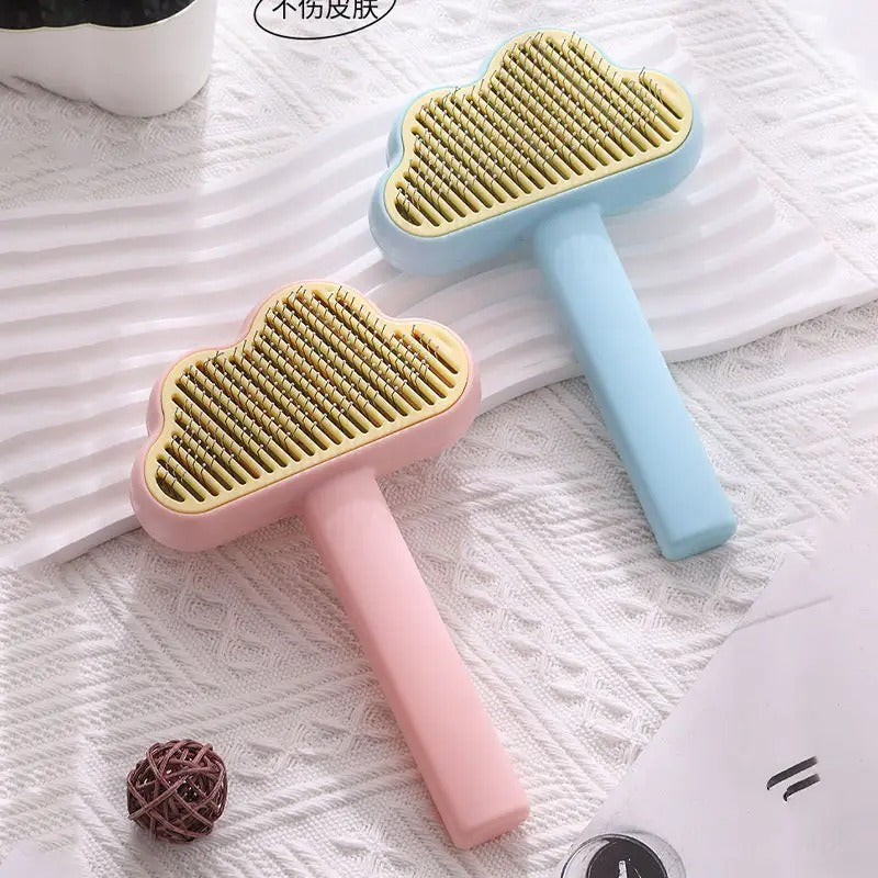 Cloud-Shaped Pet Brush for Cats & Dogs_CWMM5176