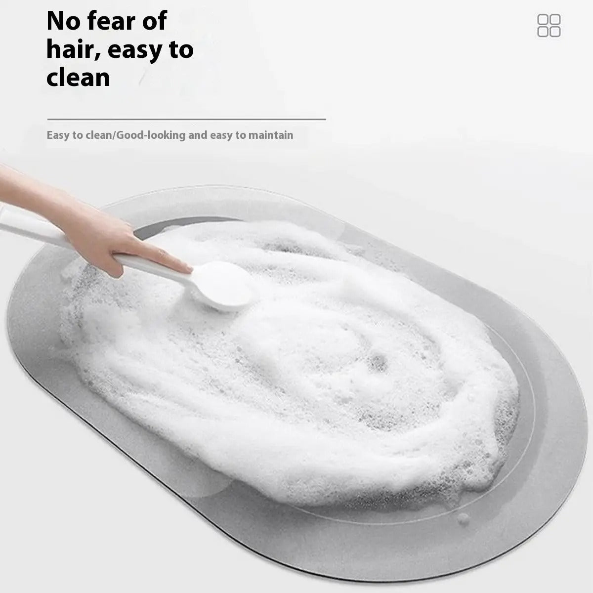 Cute Diatom Pet Mat – Quick-Dry & Easy to Clean_CWMM6081