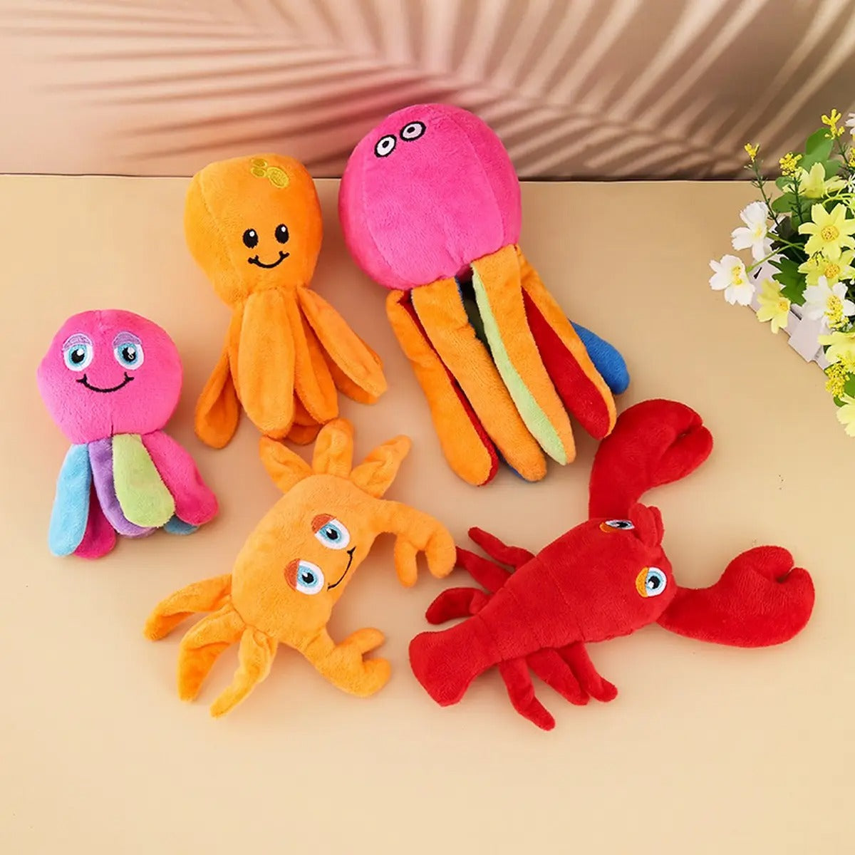 Cartoon animal plush toys, suitable for small dogs_CWMM5429
