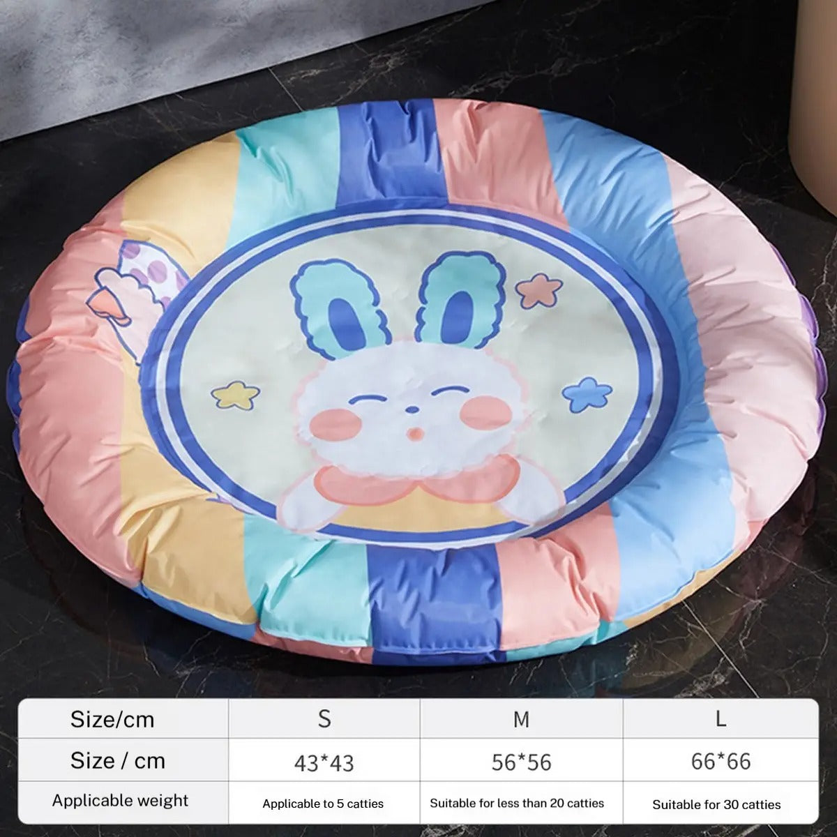 Cooling Cat Bed with Ice Mat,Pet Sleep Pad_CWMM7035