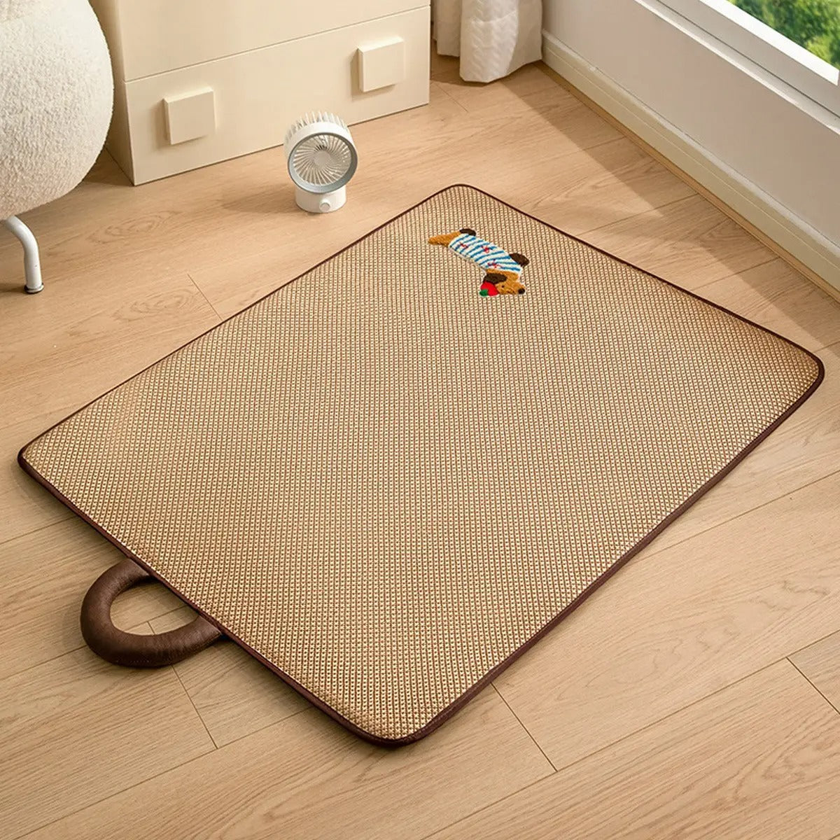 Breathable Woven Pet Cooling Mat – Summer Dog Pad_CWMM7032