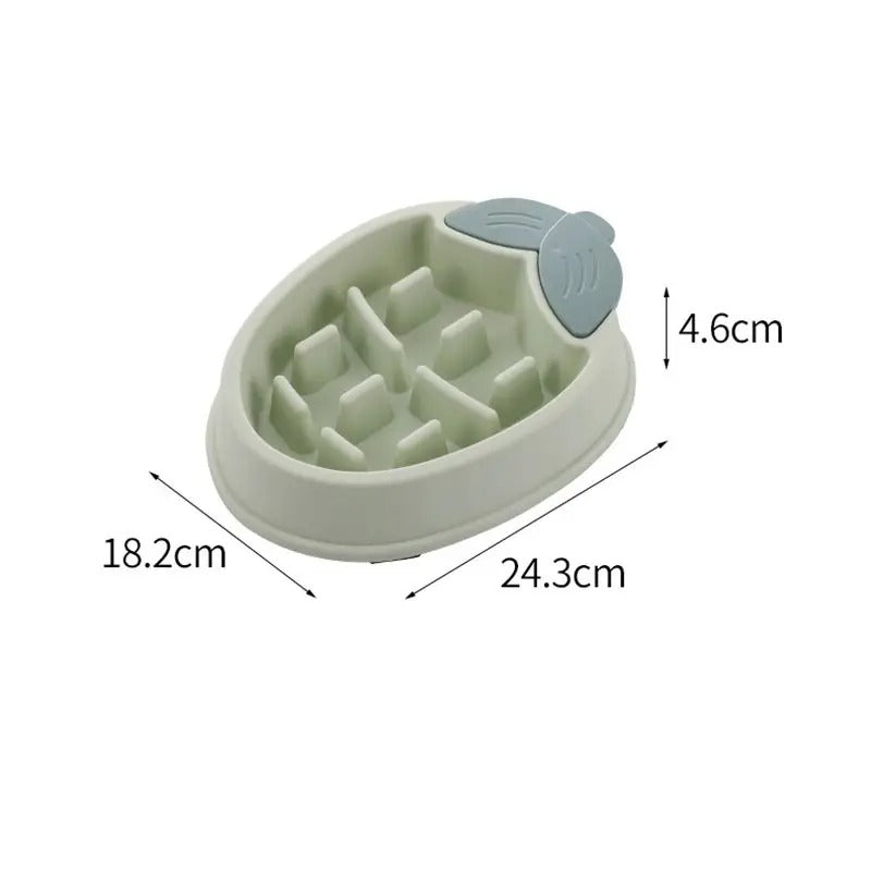 Corn-Shaped Slow Feeder Pet Bowl, Anti-Choking_CWMM5226