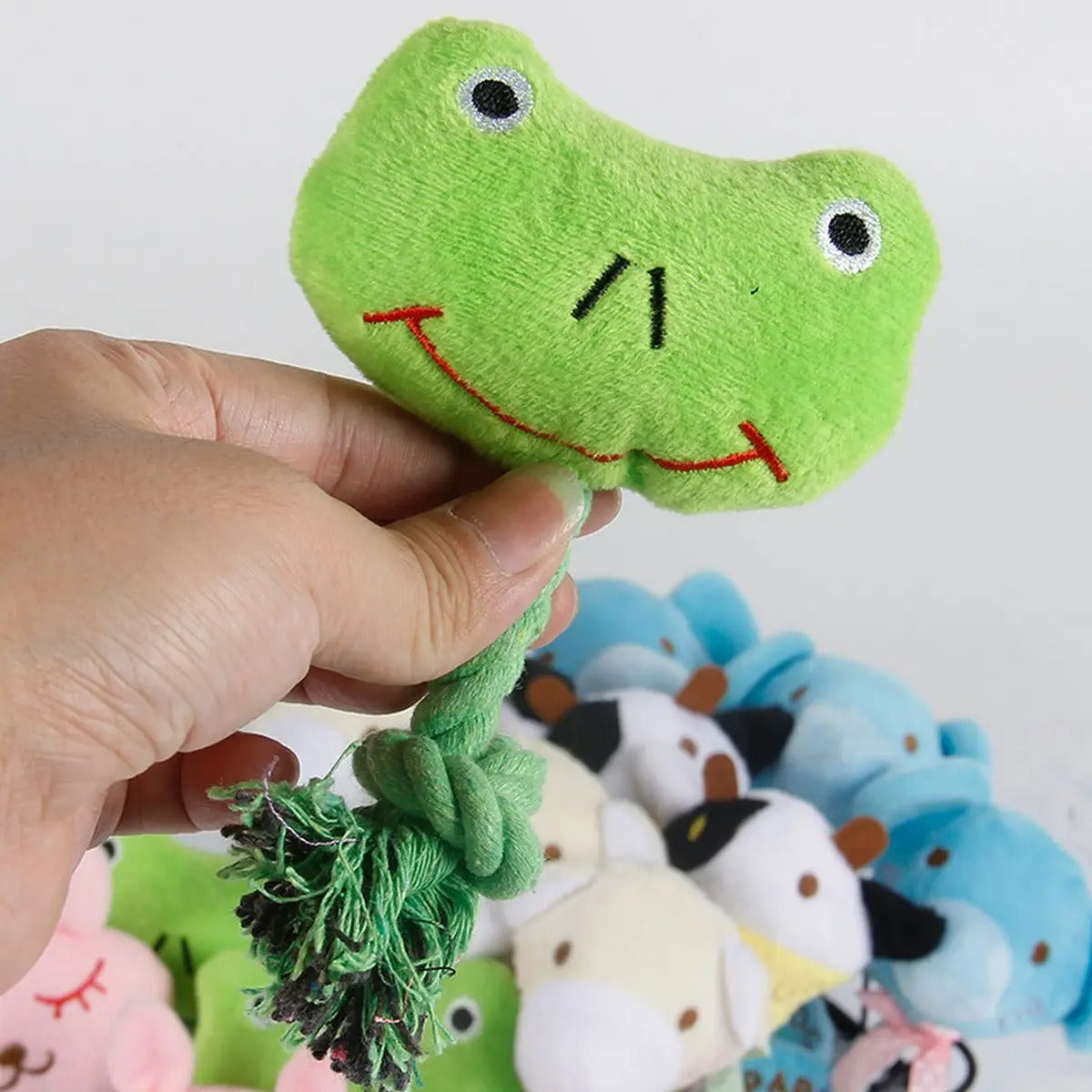 Durable Plush Rope Dog Toy, - Pet Supplies_CWMM5462