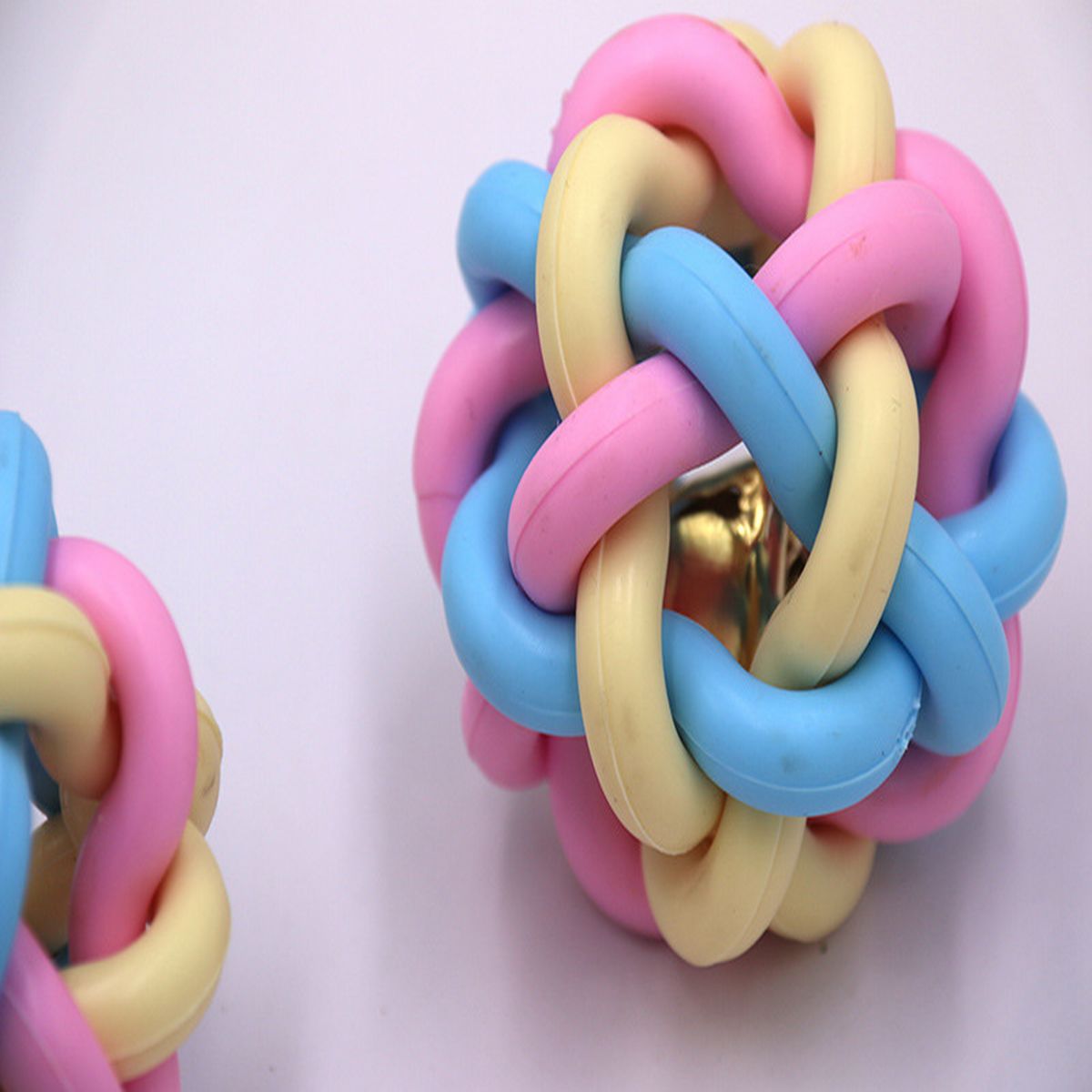 Durable Colorful Bell Ball - Dog & Cat Chew Toy_CWMM7197