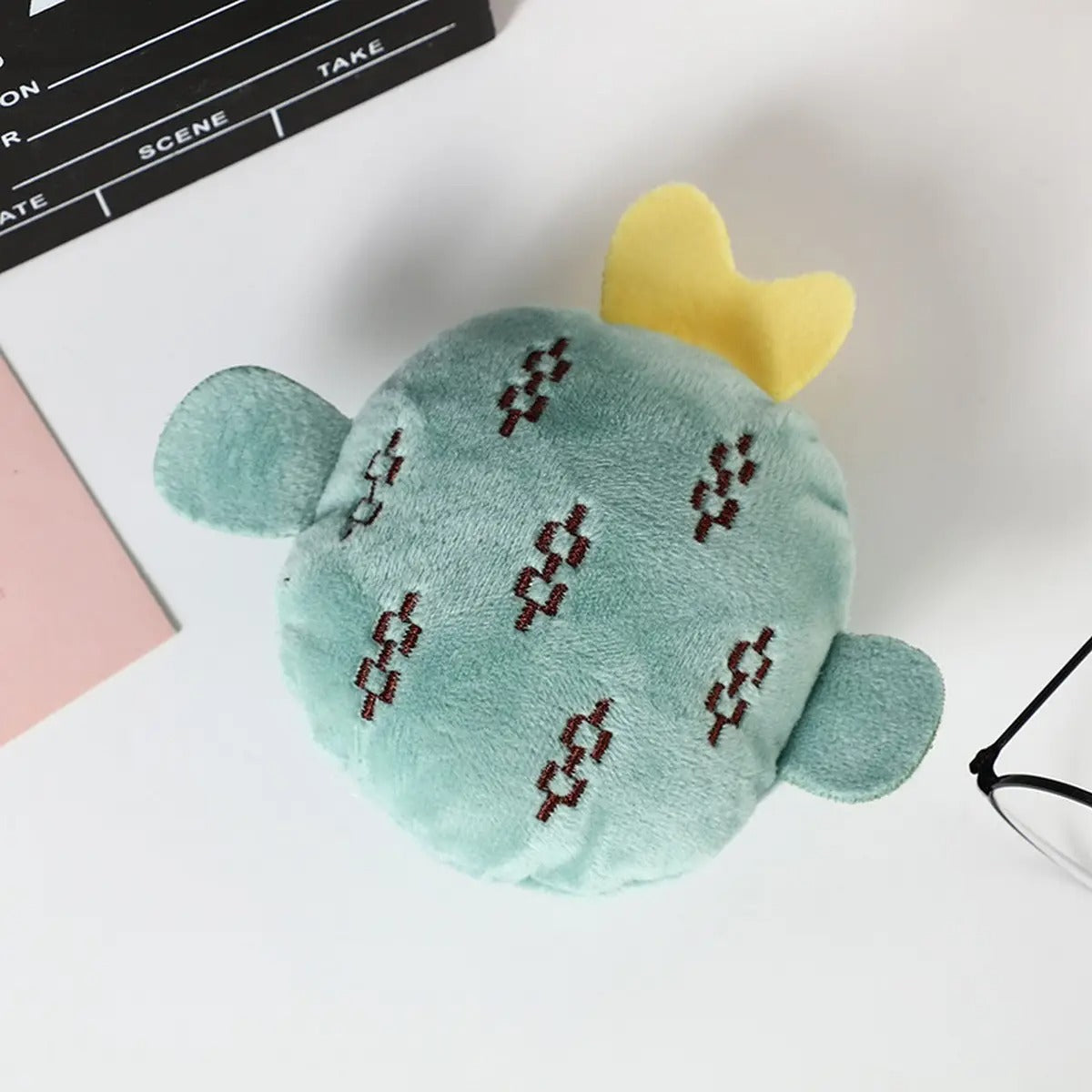 Built-in sound paper Plush Pet Toy with Catnip_CWMM5364