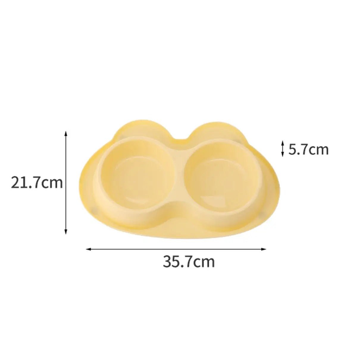 Cartoon Dual,Anti-Spill Non-Slip Cat Dog Pet Bowl_CWMM5153