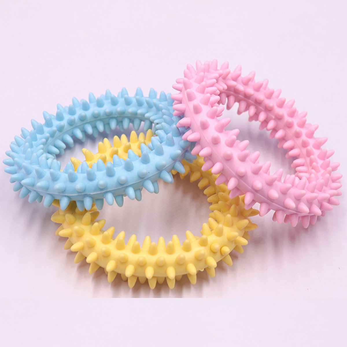 Dog Toy Set TPR Chew Toys for Teeth Cleaning_CWMM7228