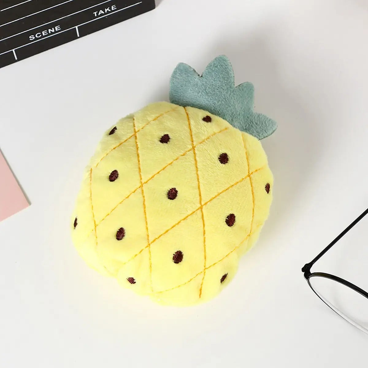 Built-in sound paper Plush Pet Toy with Catnip_CWMM5364