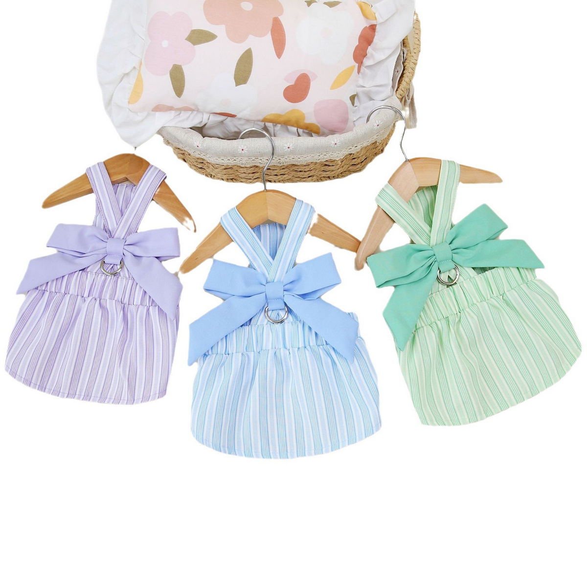 LeafyCharm Pet Dress Harness Set_CWMM6974