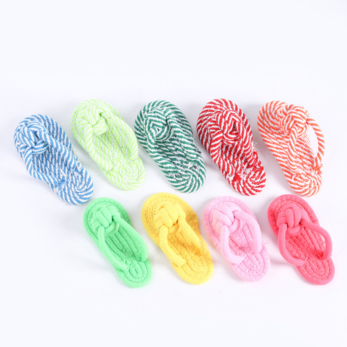 Candy Color Rope Dog Toy – Slipper Design_CWMM8029