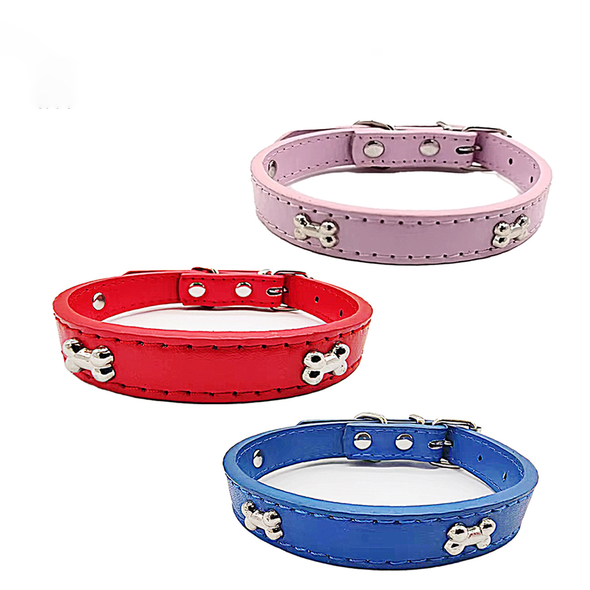 PU Dog Collar with Anti-Choke Design for All Dogs_CWMM7433