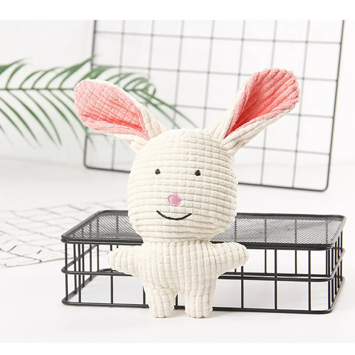 Durable Corn Velvet Squeaky Companion Toy_CWMM5392