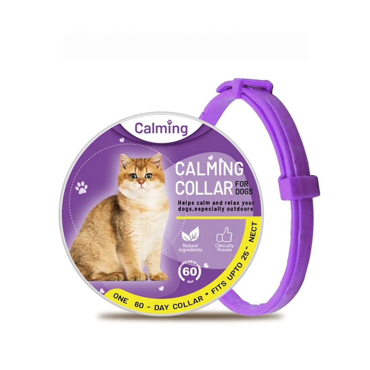 Pet Calming Collar Stress Relief for Cats Dogs_CWMM6492