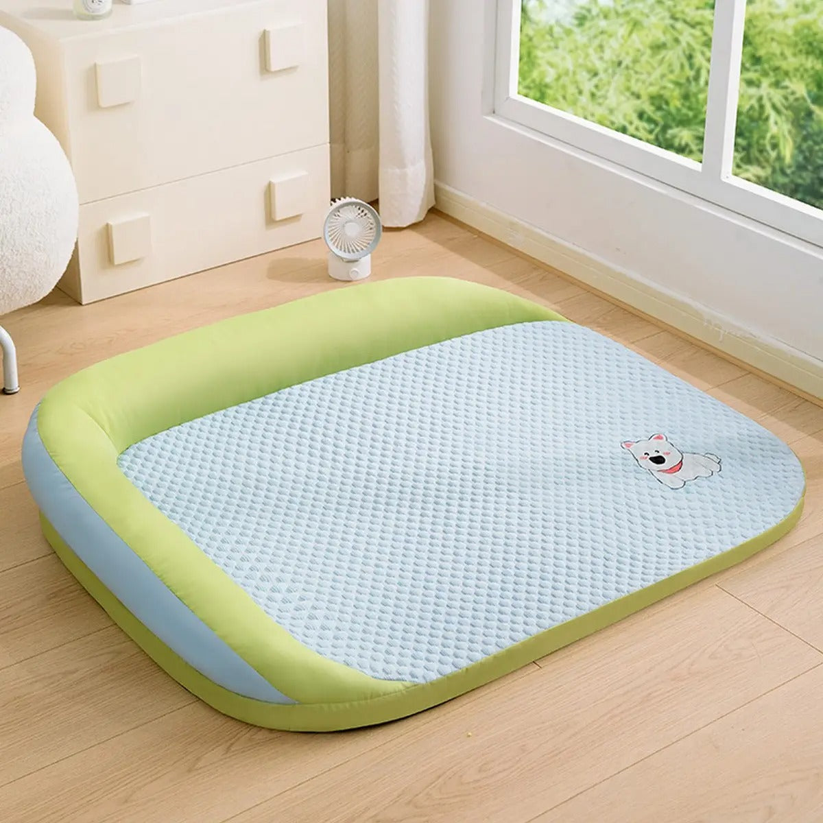Breathable Dog Cooling Mat, Washable Summer Bed_CWMM7026