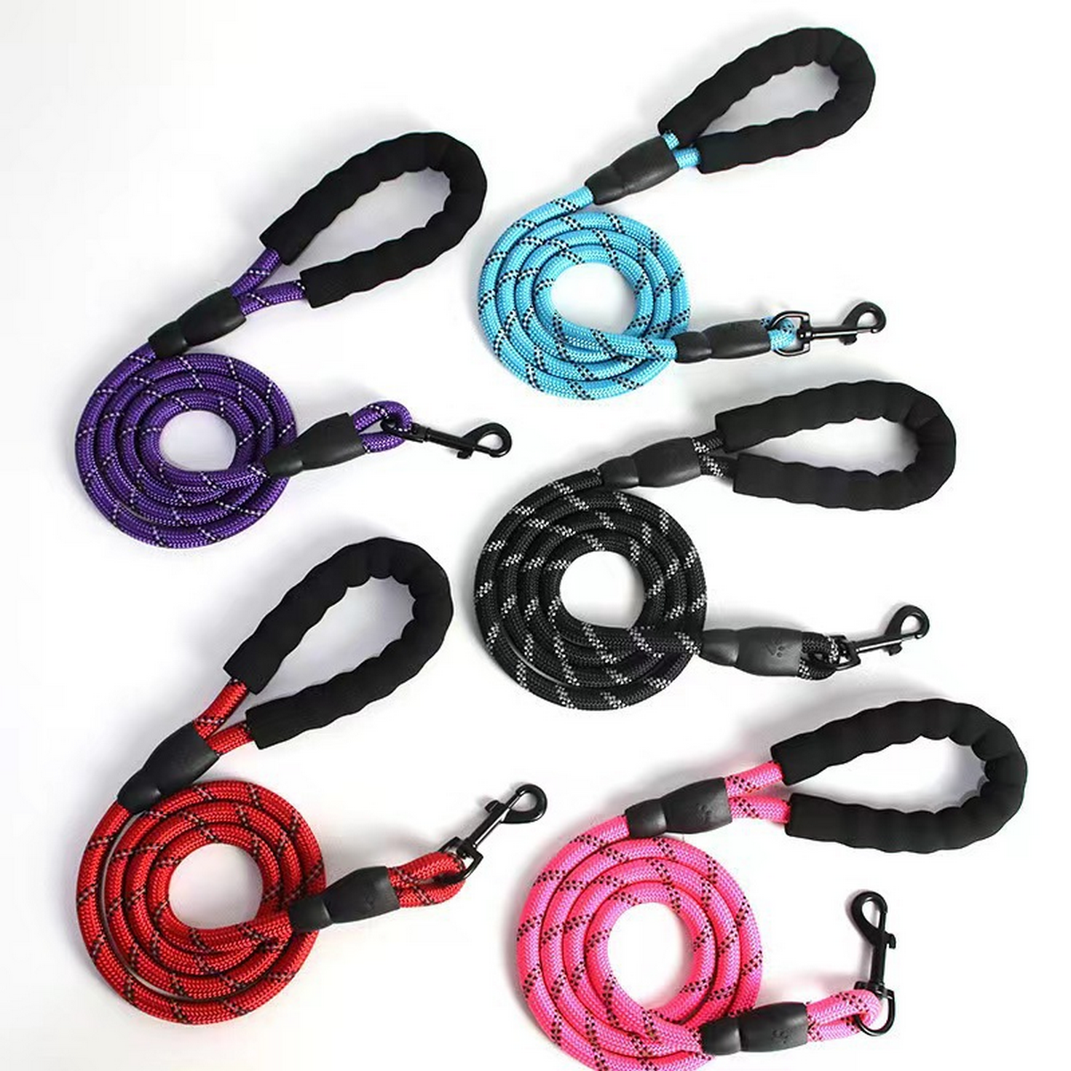 Anti-Choke Reflective Dog Leash for Large Dogs_CWMM7444