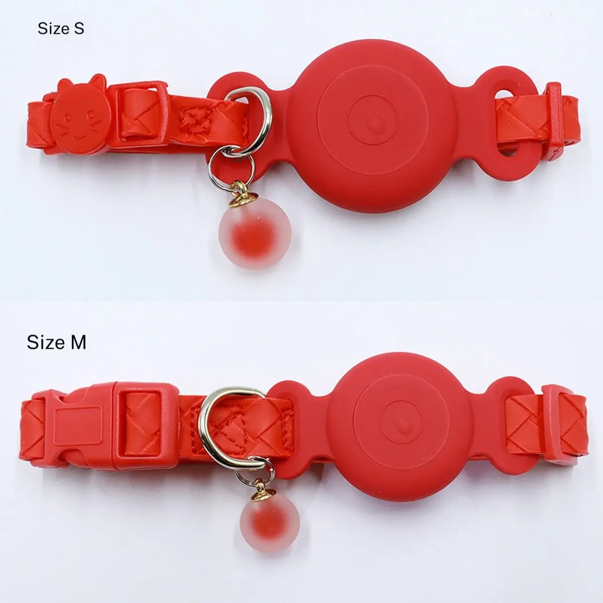Air Tag Pet Tracker Collar - Waterproof PU_CWMM5969