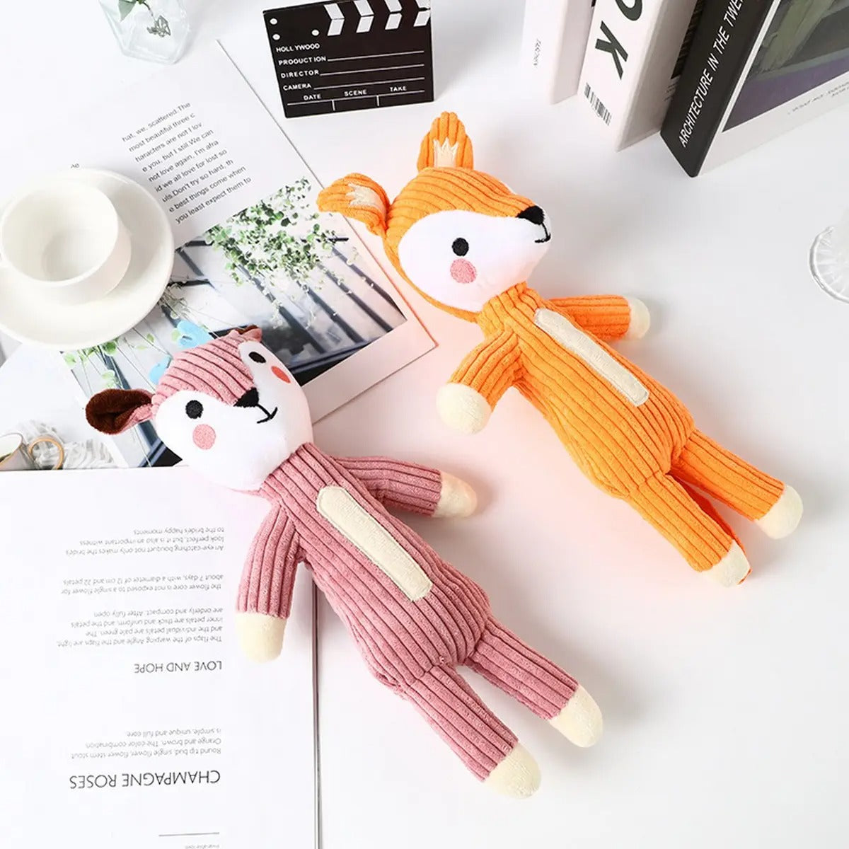 Cute Plush Squeaky Dog Toy, Fun Chew Toy for Pets_CWMM5381