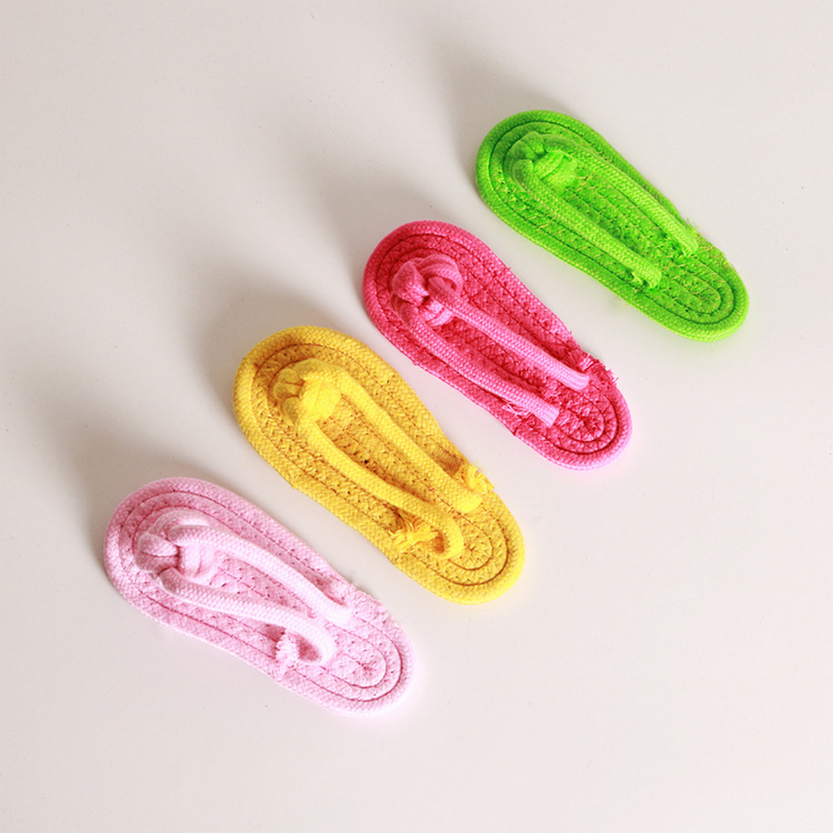 Candy Color Rope Dog Toy – Slipper Design_CWMM8029