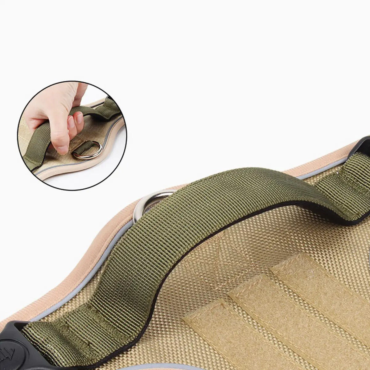 Large Dog Vest Harness for Outdoor Training Use_CWMM7301