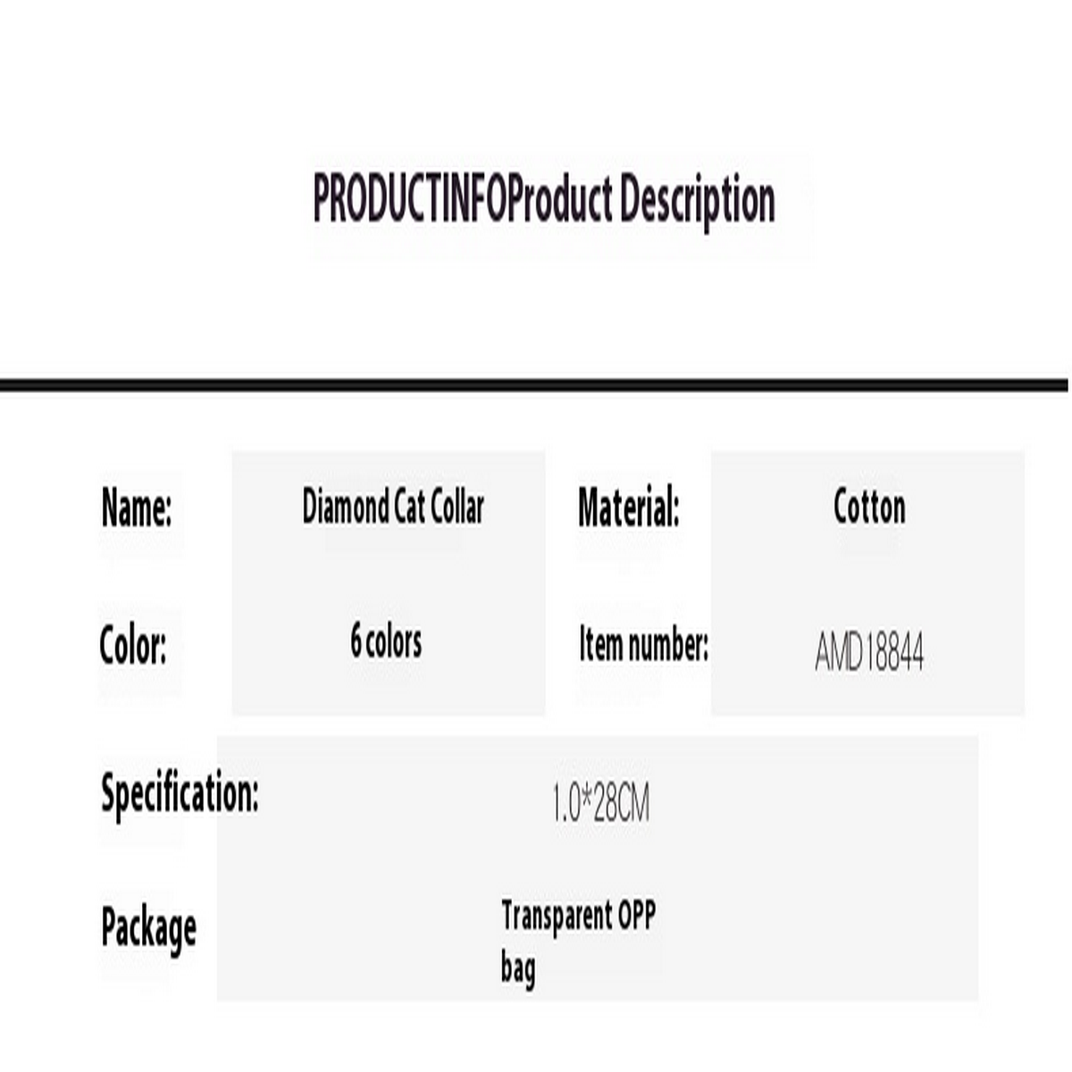 British Style Cat Collar – Gem Buckle & Pendant_CWMM7734