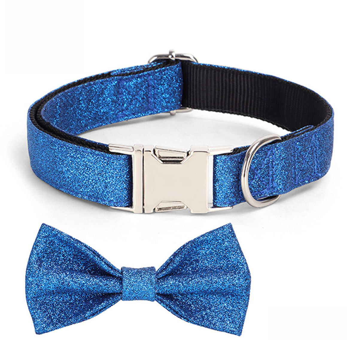 Holiday Dog Collar – Cute Bow Tie Design_CWMM7586