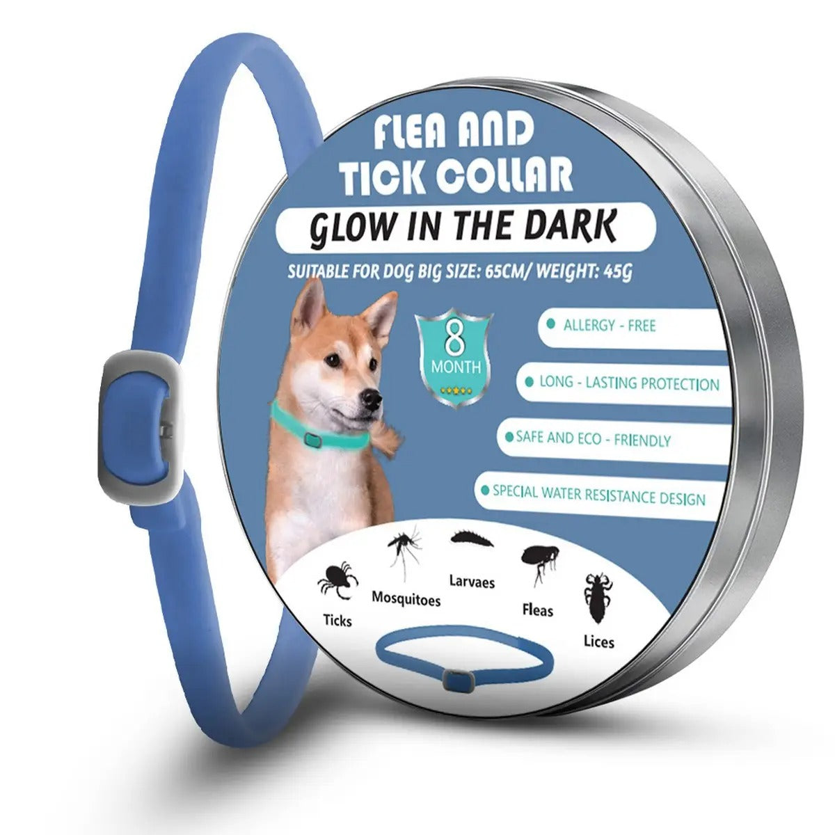 Glow Pet Flea and Tick Collar for Dogs and Cats_CWMM6500