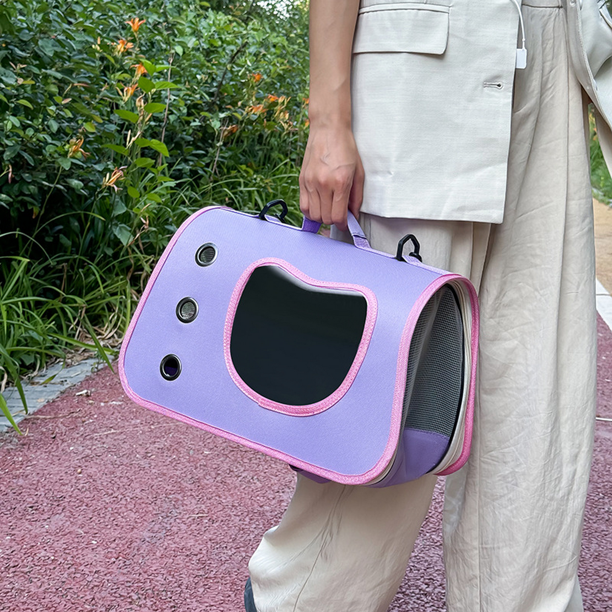 PawEase Foldable Pet Shoulder Bag_CWMM6855