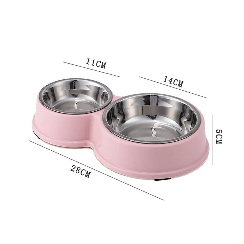 Large,Small Double Pet Bowl,for Cat Dog_CWMM5246