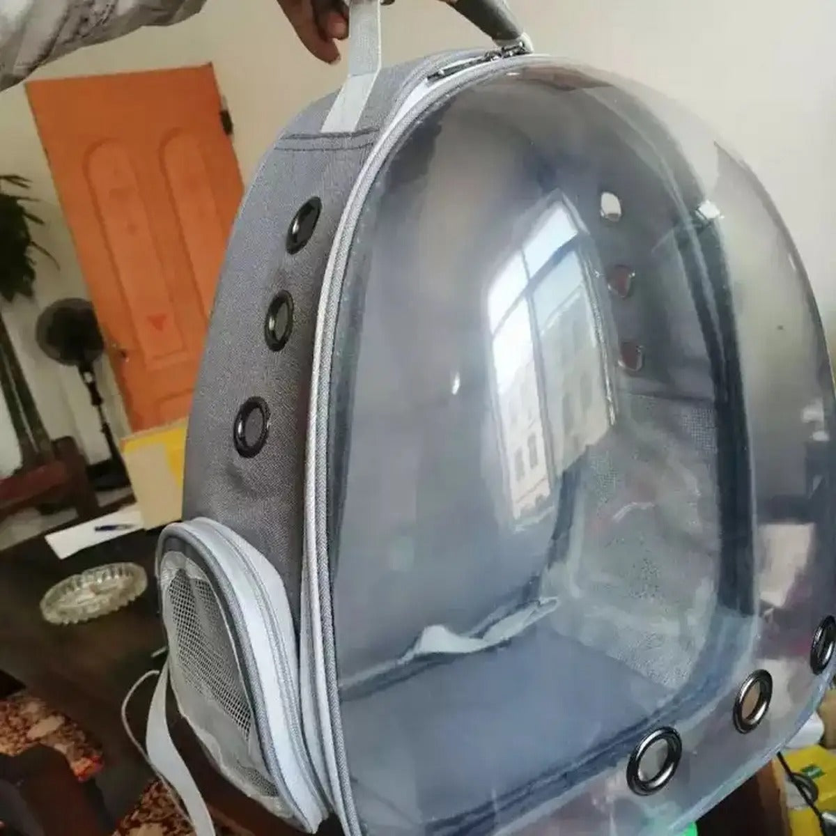 Large Transparent Pet Backpack for Cats & Dog_CWMM6033