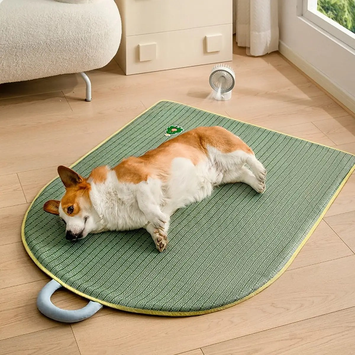 Breathable Woven Pet Cooling Mat – Summer Dog Pad_CWMM7032