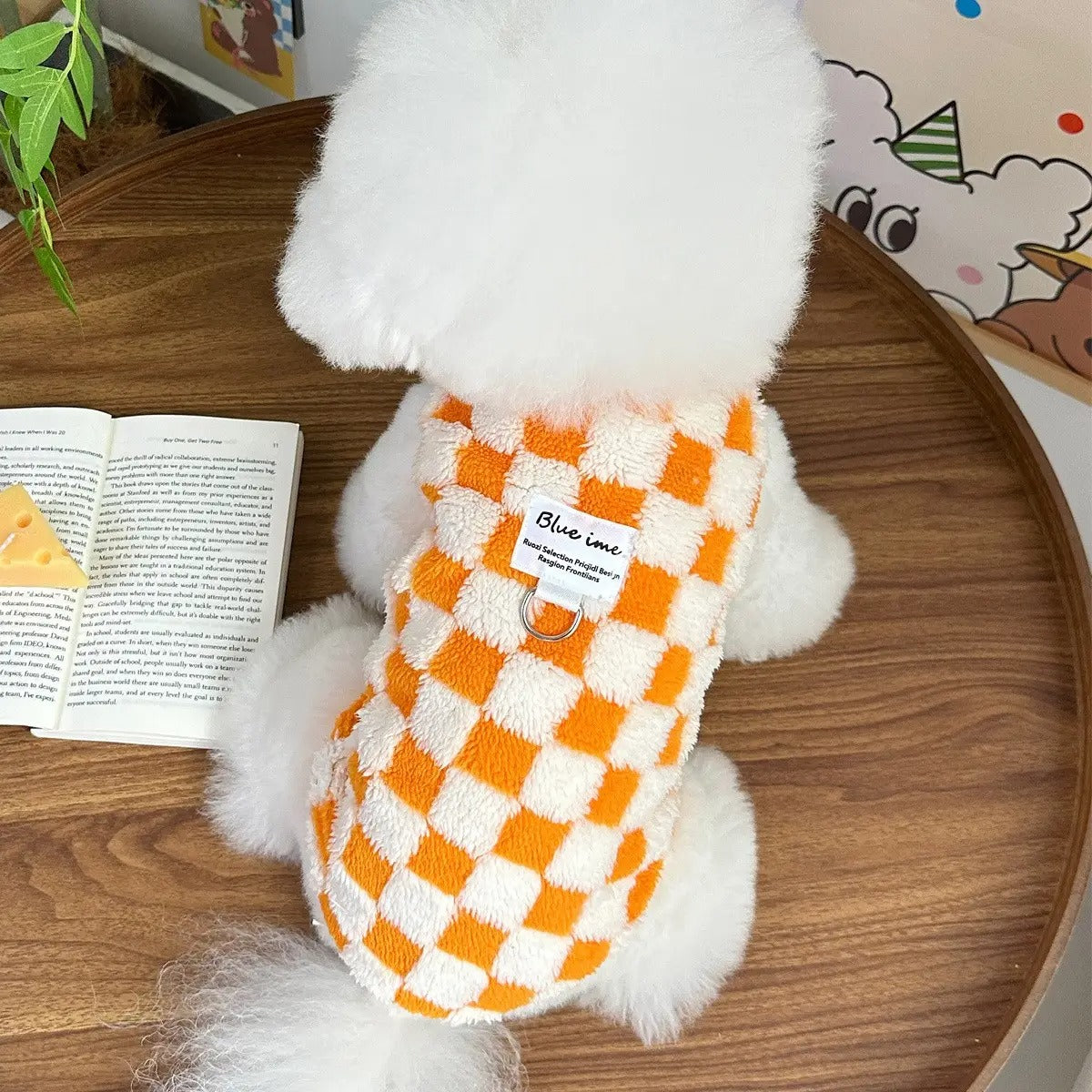 Autumn Plush Warm Pet Vest for Small Dogs & Cats_CWMM5859