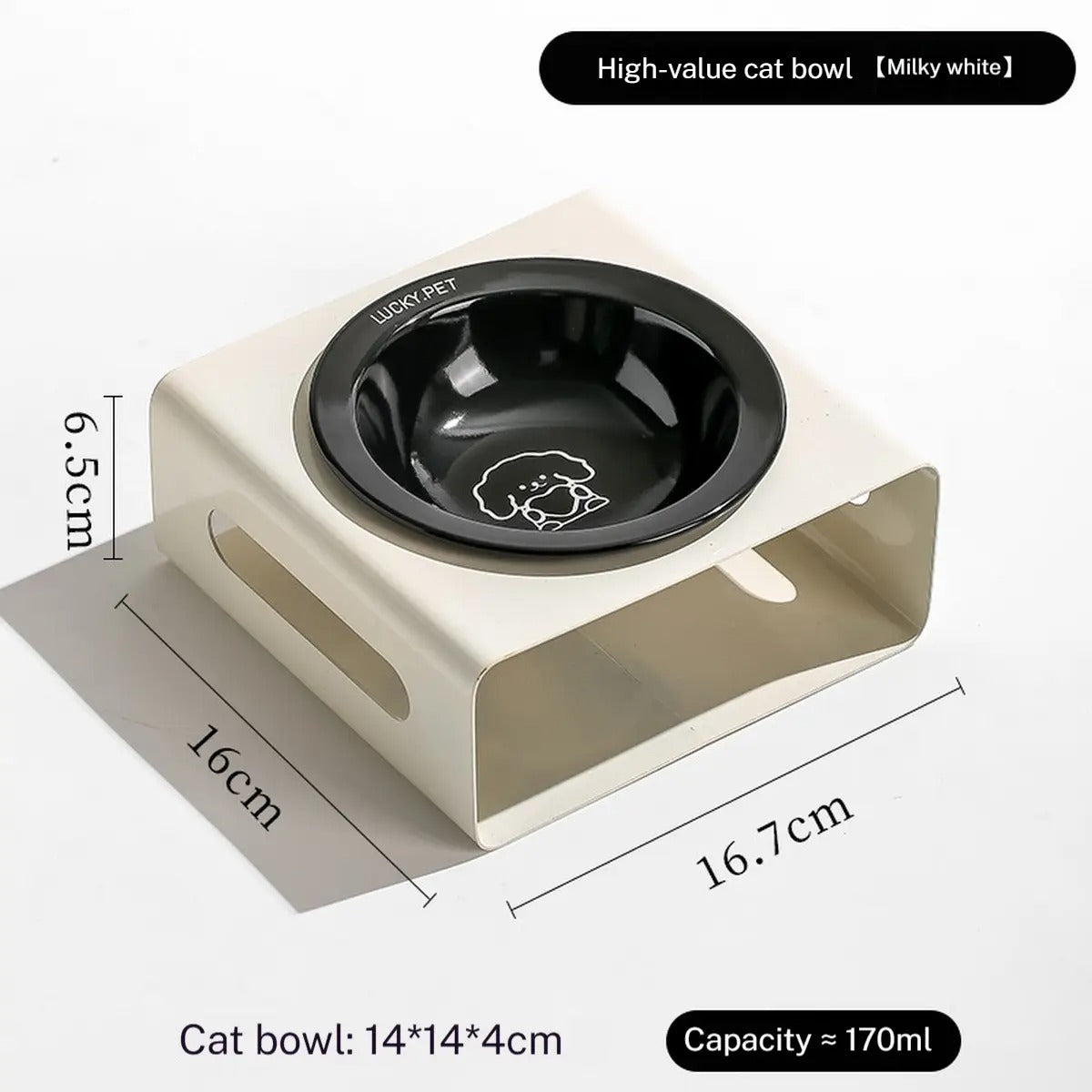 Non-Slip Elevated Cat & Dog Feeder Bowl_CWMM5943
