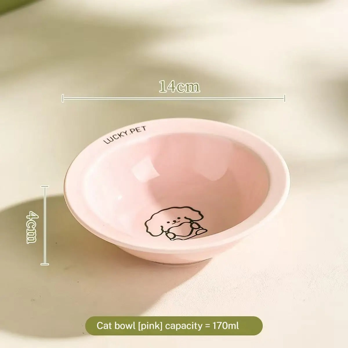 Non-Slip Elevated Cat & Dog Feeder Bowl_CWMM5943