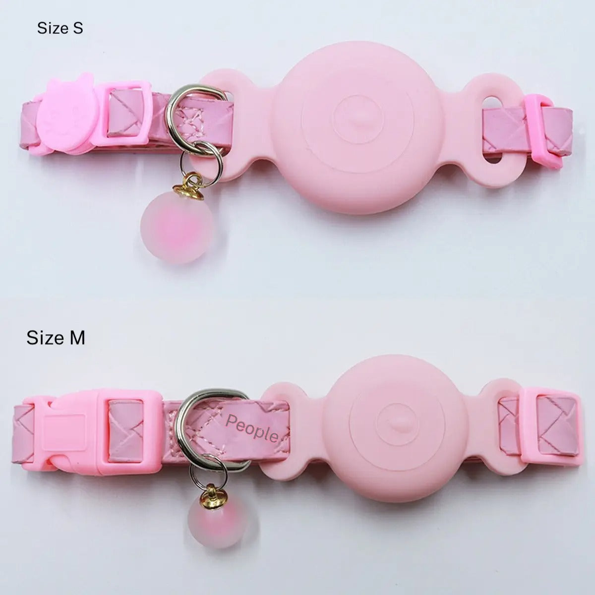 Air Tag Pet Tracker Collar - Waterproof PU_CWMM5969