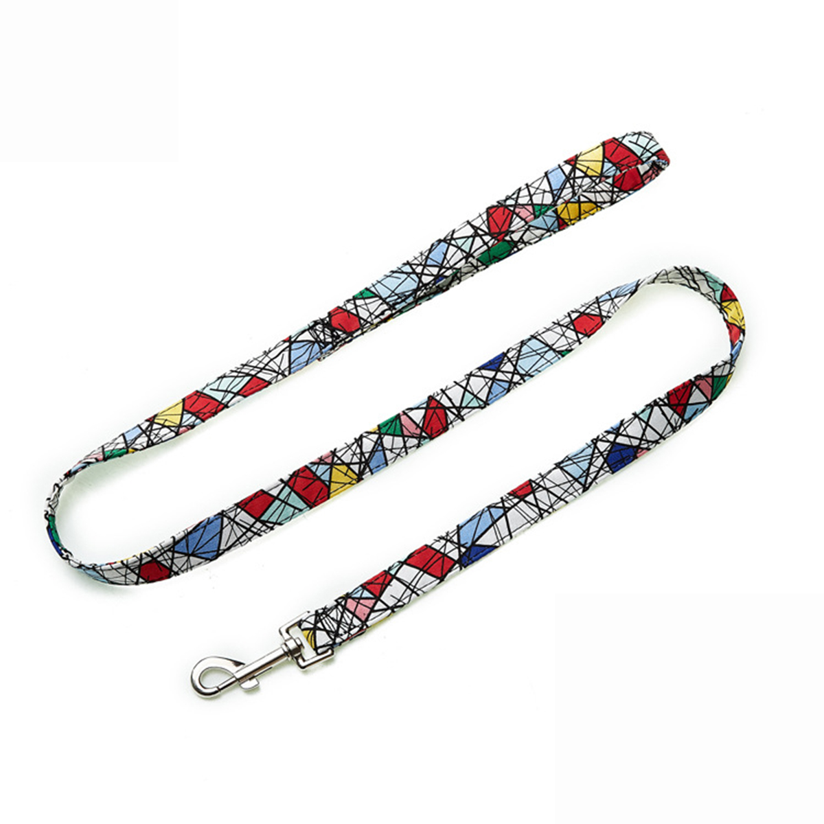 Boho Dog Leash – Floral Ethnic Print Design_CWMM7613