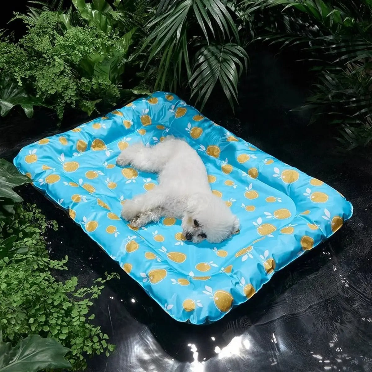Cooling Cat Bed with Ice Mat,Pet Sleep Pad_CWMM7035