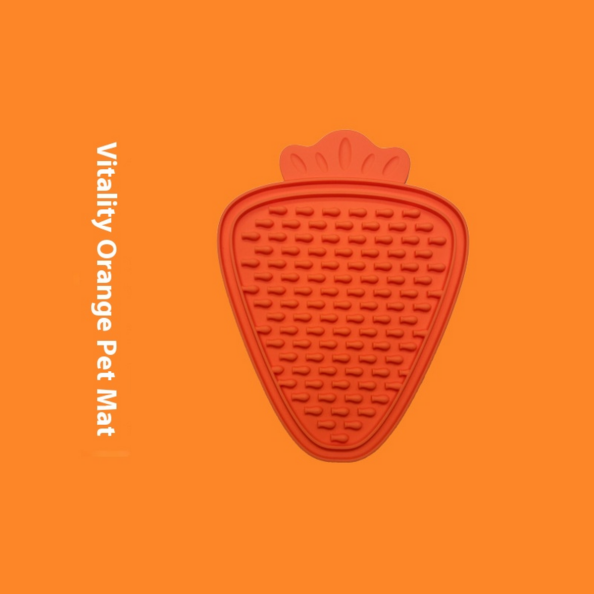 Carrot Shaped Pet Lick Mat – Anti-Choke Feeder_CWMM7165