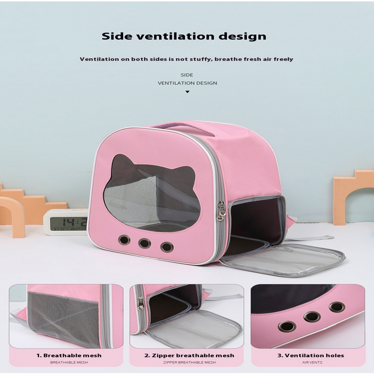 MeowTrek Lightweight Cat Travel Bag_CWMM6852