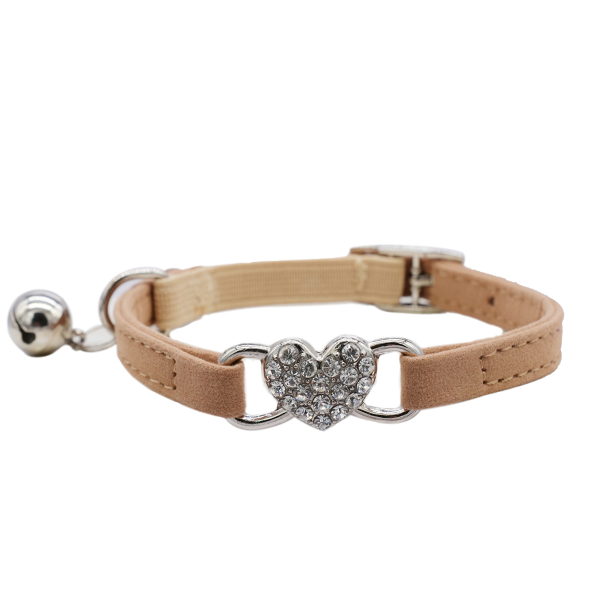 Colorful velvet cat and dog collar (with bell)_CWMM7427