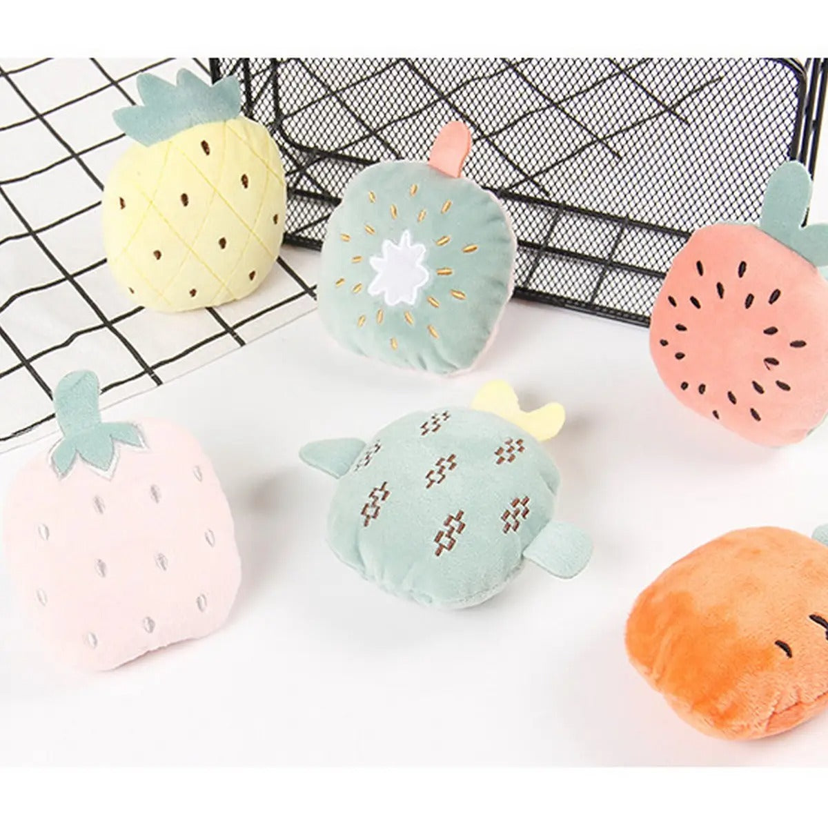 Built-in sound paper Plush Pet Toy with Catnip_CWMM5364