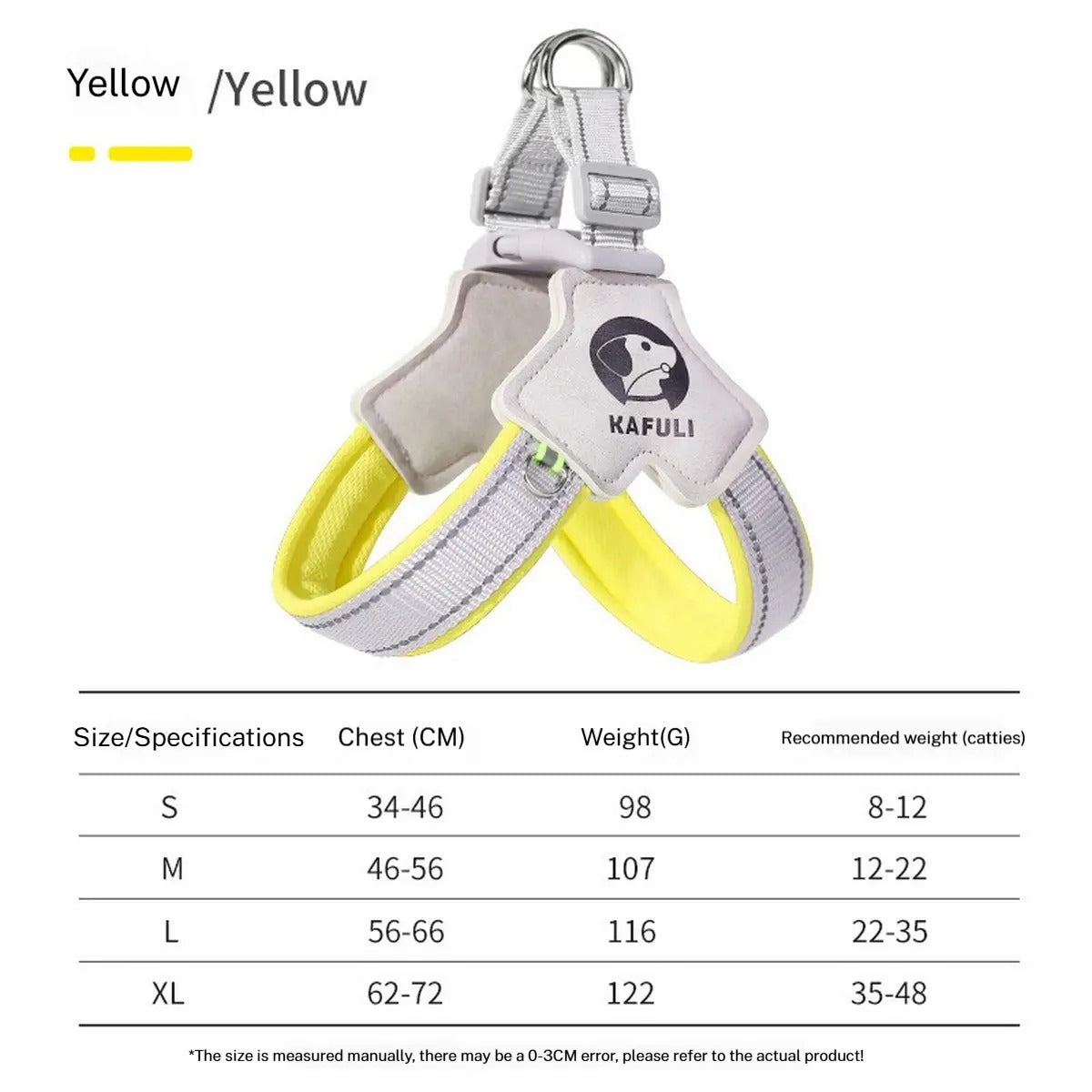 Corgi No-Pull Y Harness Adjustable Dog Vest Leash_CWMM7302