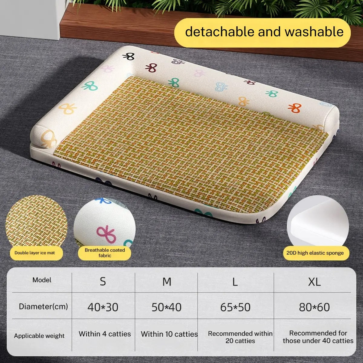 Cooling Pet Bed Mat for Dogs and Cats Summer Use_CWMM6292