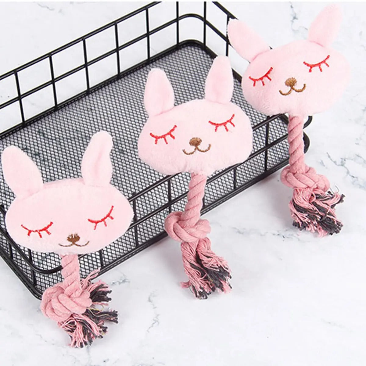 Durable Plush Rope Dog Toy, - Pet Supplies_CWMM5462